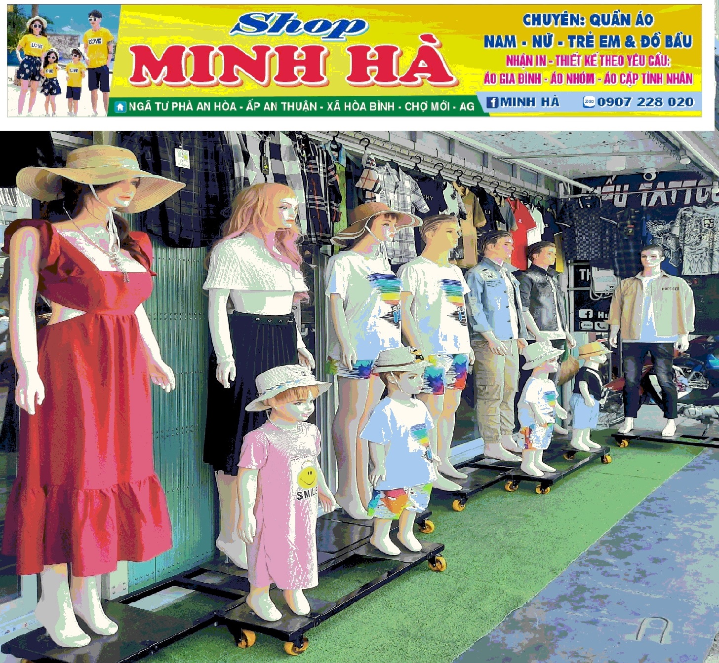 Shop MINH HA quang cao